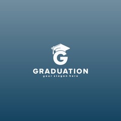 Graduation Cap Logo University Hat