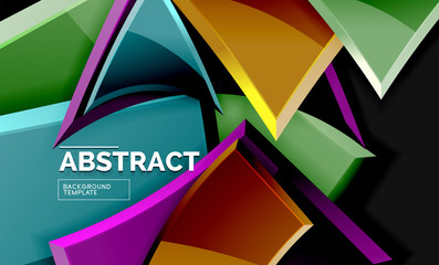 Shiny style geometric background