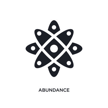 abundance isolated icon. simple element illustration from zodiac concept icons. abundance editable logo sign symbol design on white background. can be use for web and mobile