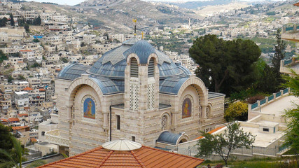 Roman Catholic Church of Saint Peter in Gallicantu, located on the eastern slope of Mount Zion, just outside the Old City of Jerusalem