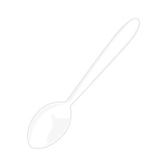 spoon isolated on white background