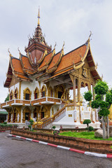 Fototapeta premium Wat Buppharam in Thailand