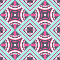 Seamless pattern in Oriental style. Geometrical ornament. Vector