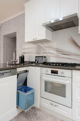 Modern white kitchen