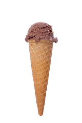 Chocolate Ice Cream Cone