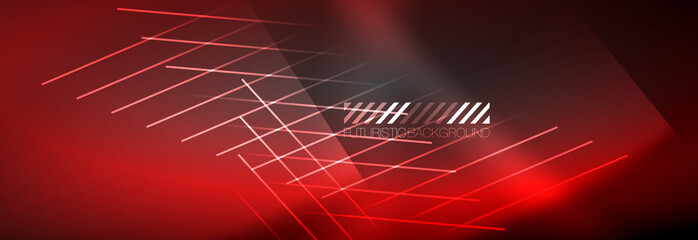 Shiny glowing lights neon color design background