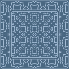 Geometric Pattern. Vector Illustration. Design For Wallpaper, Flyer, Book, Brochure. pastel blue color