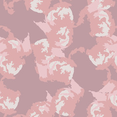 Fototapeta na wymiar UFO camouflage of various shades of pink, white and nude colors