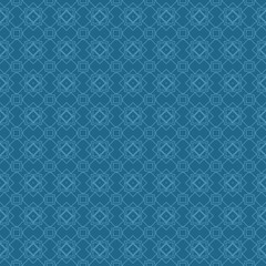 Vector Illustration. Pattern With Geometric Ornament, Decorative Border. Design For Print Fabric. Paper For Scrapbook. Blue color