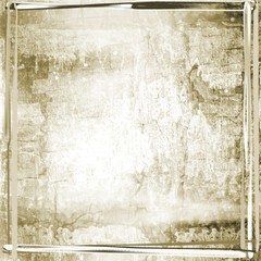 Grunge sepia abstract cracked wall texture background.
