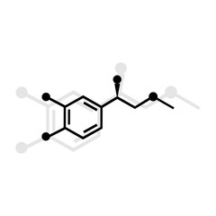 molecular structure of adrenaline © uladz_a