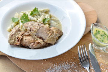 chicken with rice and vegetables