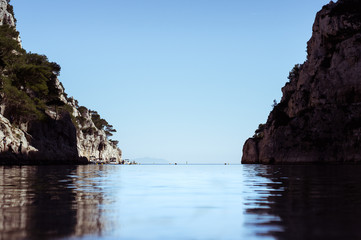 Bucht am Mittelmeer in Cassis