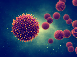Fototapeta premium Pollen allergy is also known as hay fever or allergic rhinitis, Pollen is a fine powder produced by plants