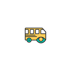 Bus icon design. Transportation icon vector design