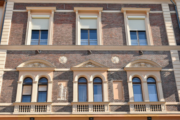 Old apartment building in Debrecen city, Hungary