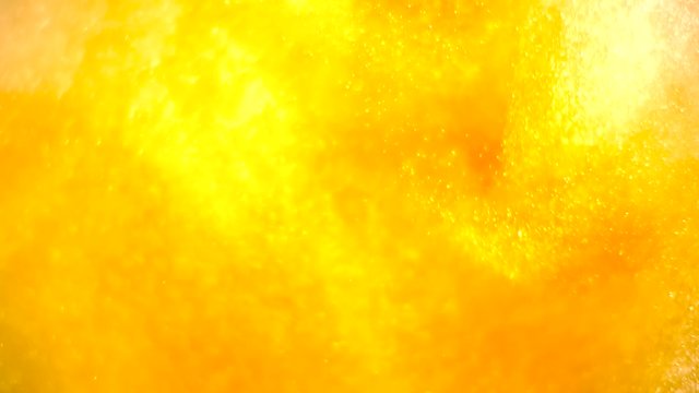 Golden dust background. Golden particles dust.  Animation background