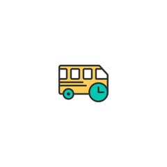 Bus icon design. Transportation icon vector design