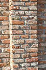 Brick wall of a building