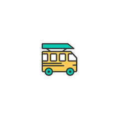 Bus icon design. Transportation icon vector design