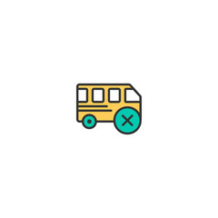 Bus icon design. Transportation icon vector design