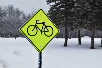 bike path sign