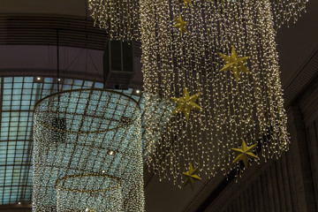 Chandeliers at the station