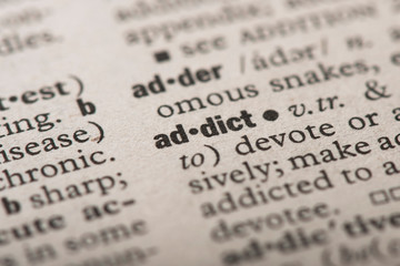 "Addict" Definition in dictionary