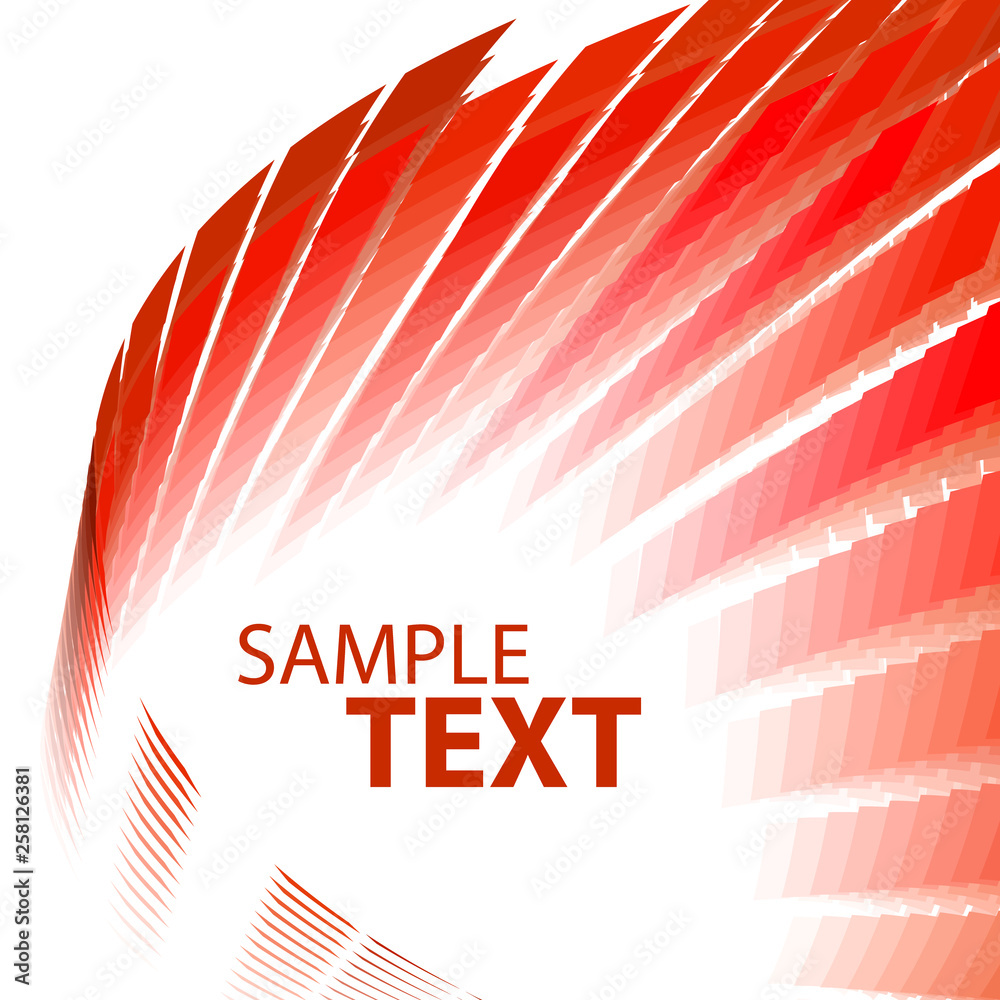 Aufkleber abstract red techno background. vector