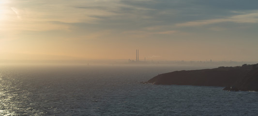 Obraz premium Coucher de soleil Howth
