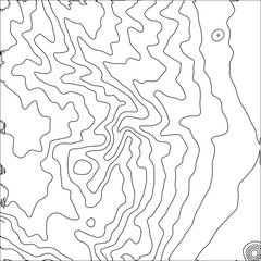 Topographic map background. Geographic World Topography map grid abstract vector illustration. Topo map with elevation.