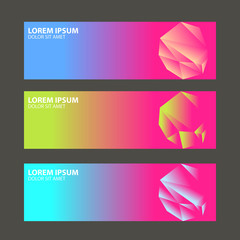 Fototapeta premium Banner Design Vector for Business