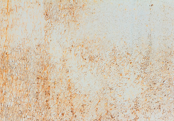 background, texture of metal rusty wall, metal wall with corrosion, rust through paint