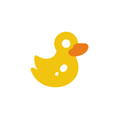 Duck vector logo illustration