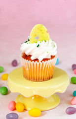 Cupcake on a cake stand