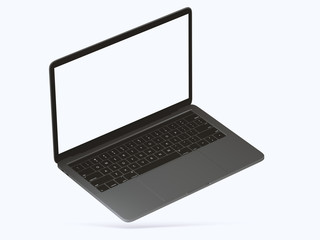 Laptop Isolated isometric view
