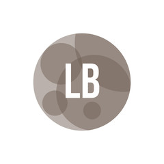 Initial Letter Logo LB Template Vector Design