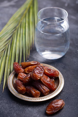Ramadan dates is traditional food for iftar in islamic world