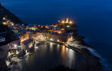 Fototapeta premium Notturno a Vernazza