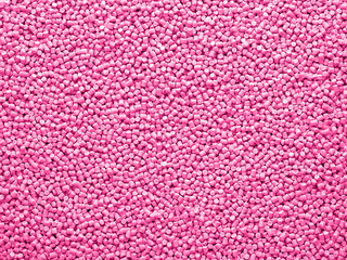 Closeup of colored chalky polymer base.