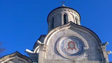 Fototapeta premium Old orthodox monasteries in Moscow Russia