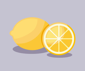 fresh oranges fruits isolated icon