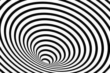 striped geometric spiral