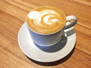 White coffee in Bangkok ,Thailand 15,February 2019