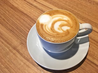 White coffee in Bangkok ,Thailand 15,February 2019