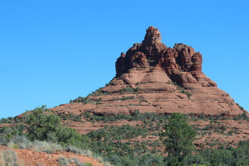 red rocks and sky