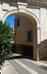Fototapeta na wymiar The famous old Saint-Paul gate ,Saint-Remy-de-Provence, France.