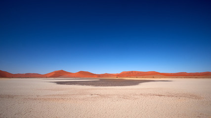 sand dunes in the Namib Desert