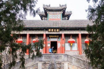 BEIJING, CHINA - DECEMBER 22, 2018: Summer Palace in Beijing