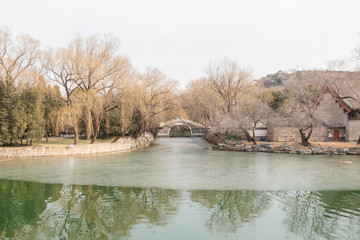 Fototapeta premium BEIJING, CHINA - DECEMBER 22, 2018: Summer Palace in Beijing